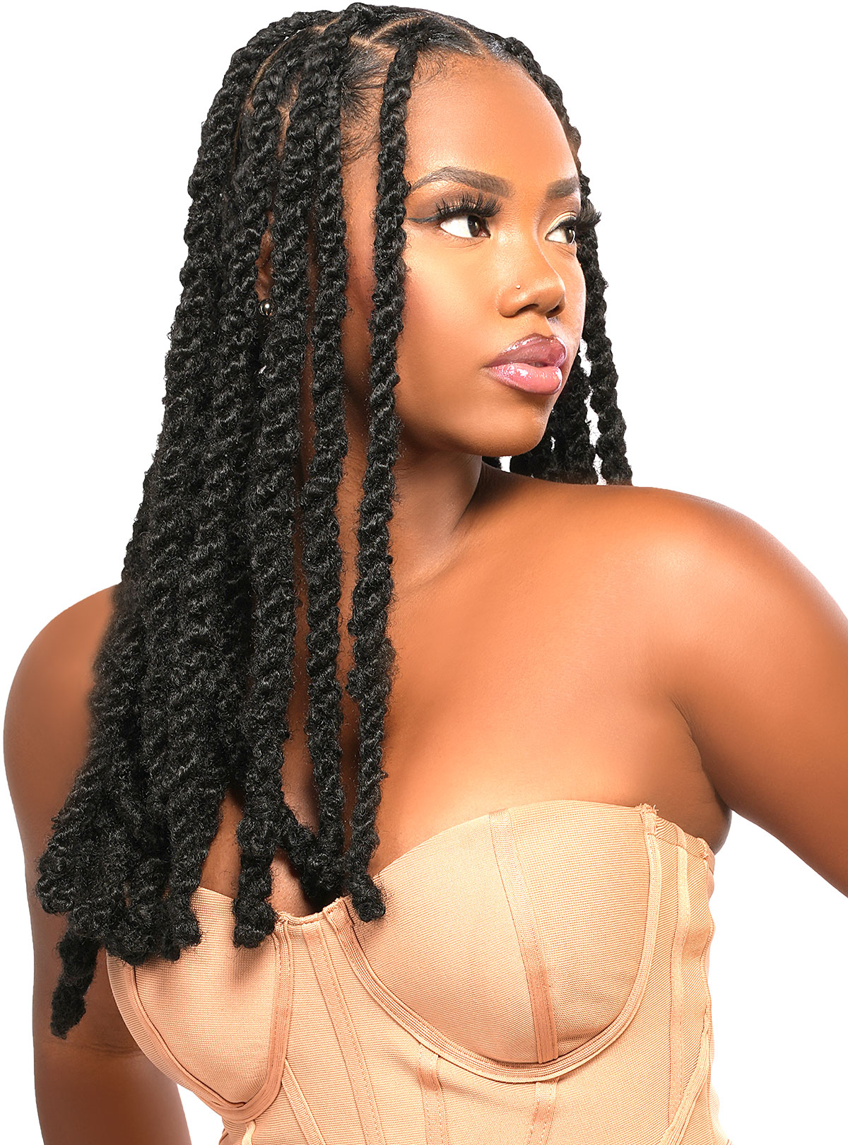 REALISTIC 10X GHANA AFRO TWIST BULK