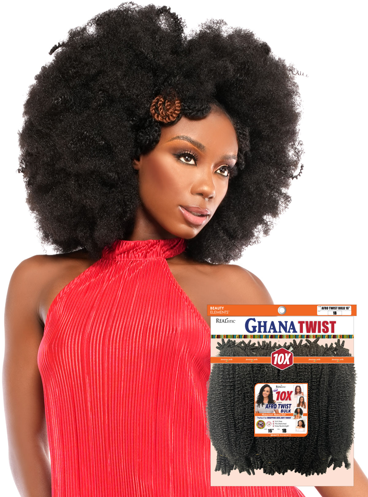 REALISTIC 10X GHANA AFRO TWIST BULK