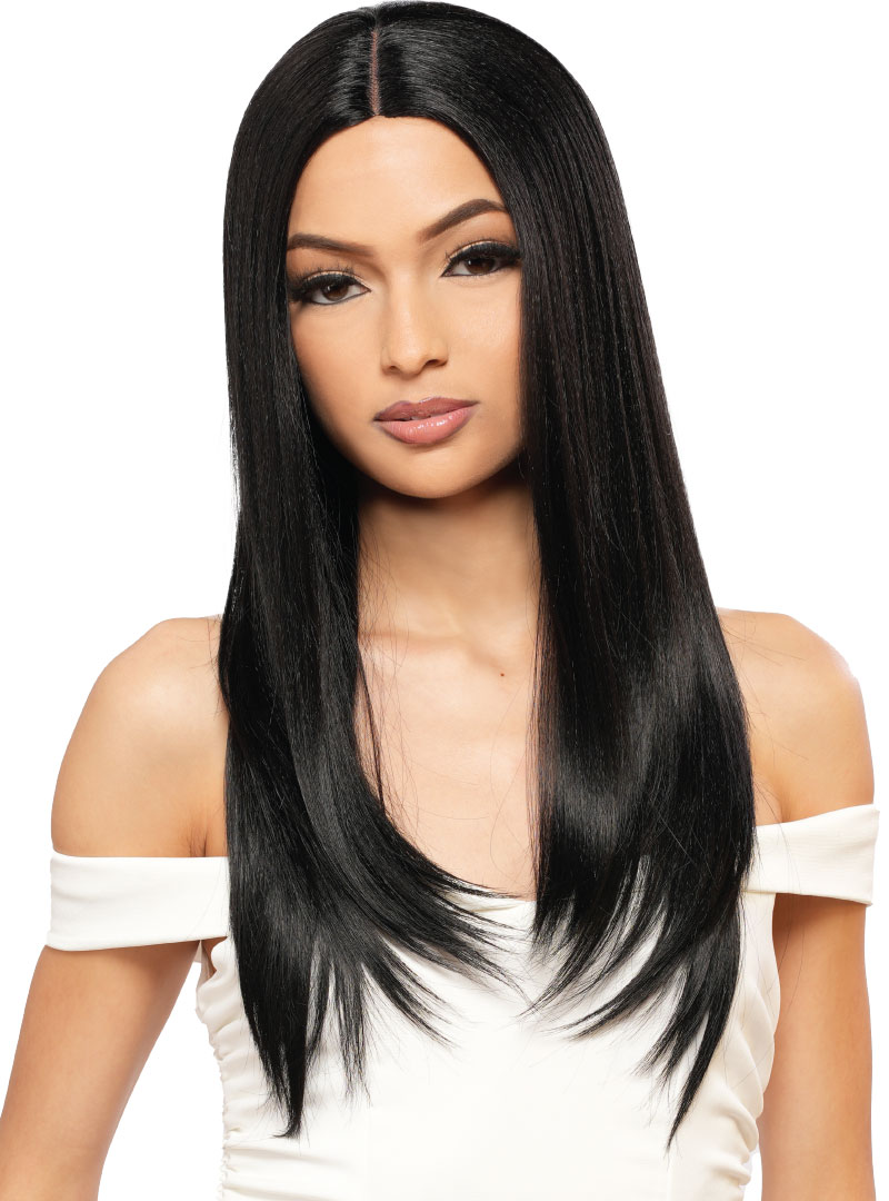 Destiny GREEN WIG- Part Perfect LAYER 24" (LACE PART, HI HEAT)