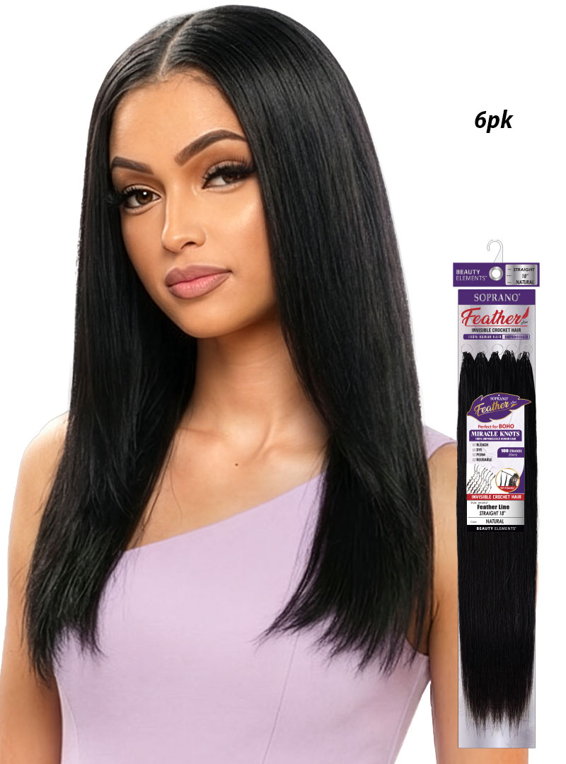 *SOPRANO VIRGIN REMI Feather Line STRAIGHT