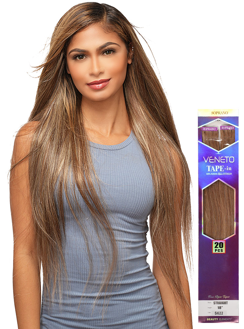 SOPRANO HH VENETO "TAPE IN" STR 18"(20PCS)