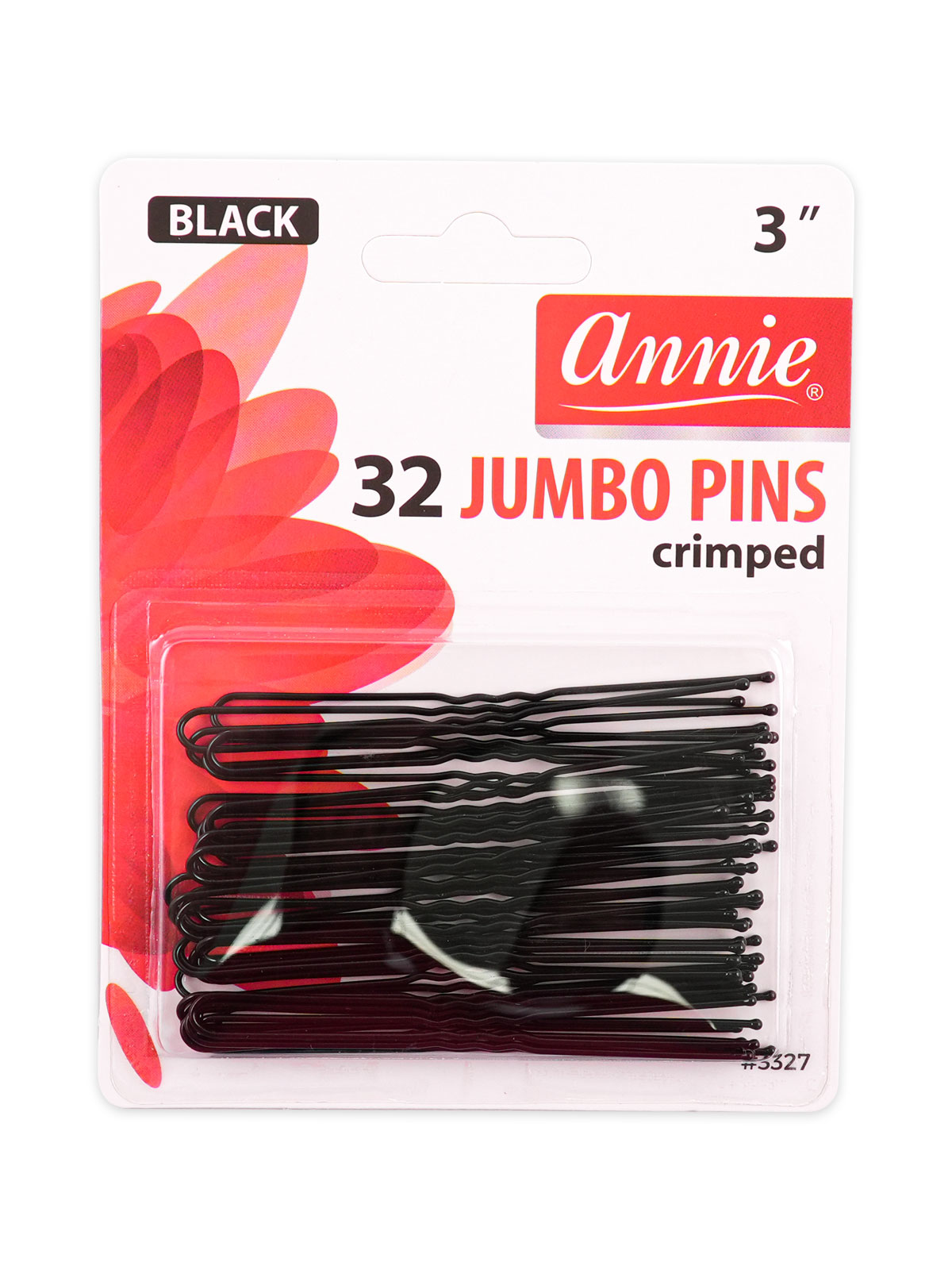 ANNIE #3327 JUMBO HAIR PINS (32CT, 3") - DZ