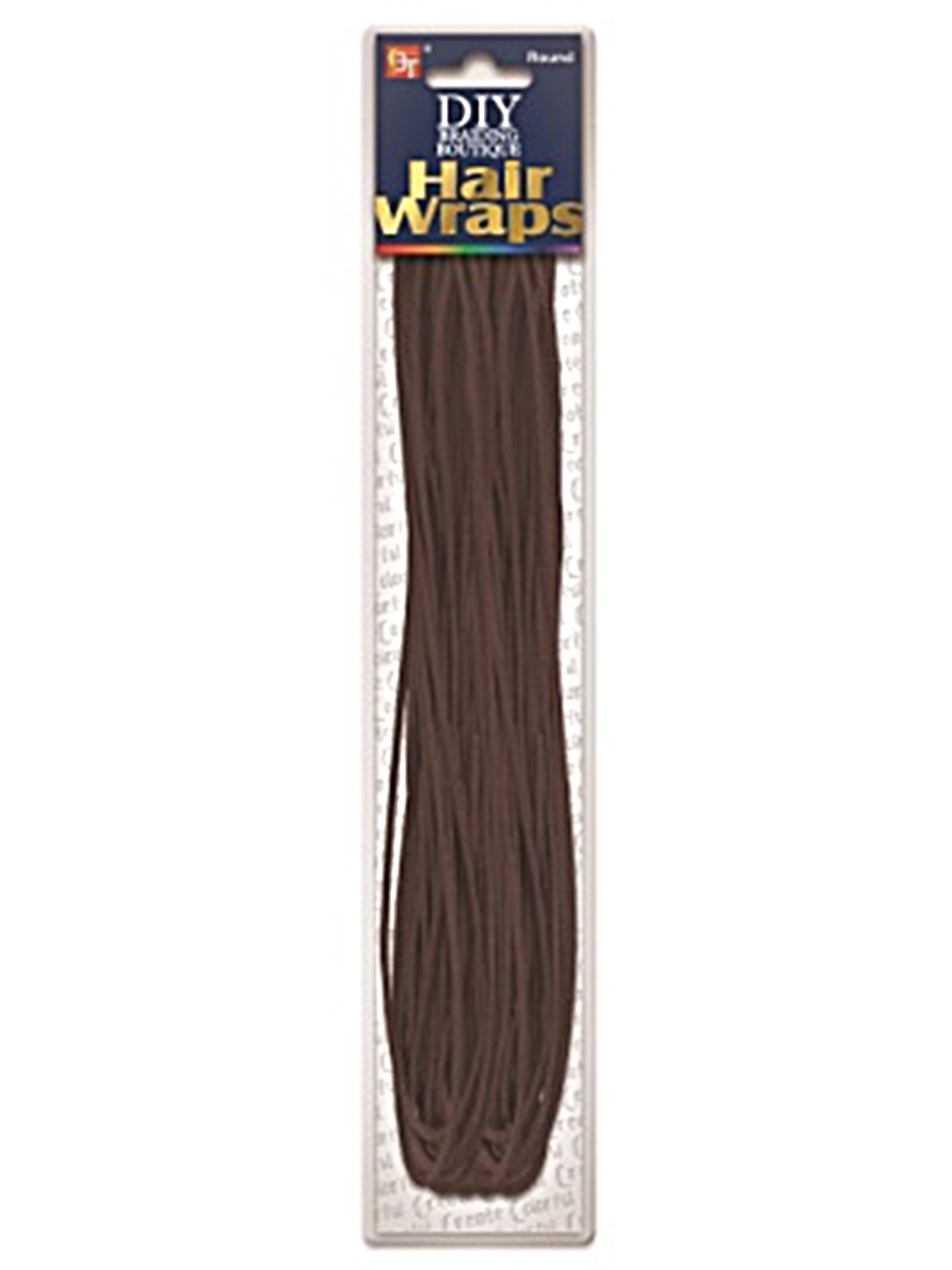 BT #8961 DIY BRAIDING HAIR WRAP (ROUND, D BROWN) - DZ