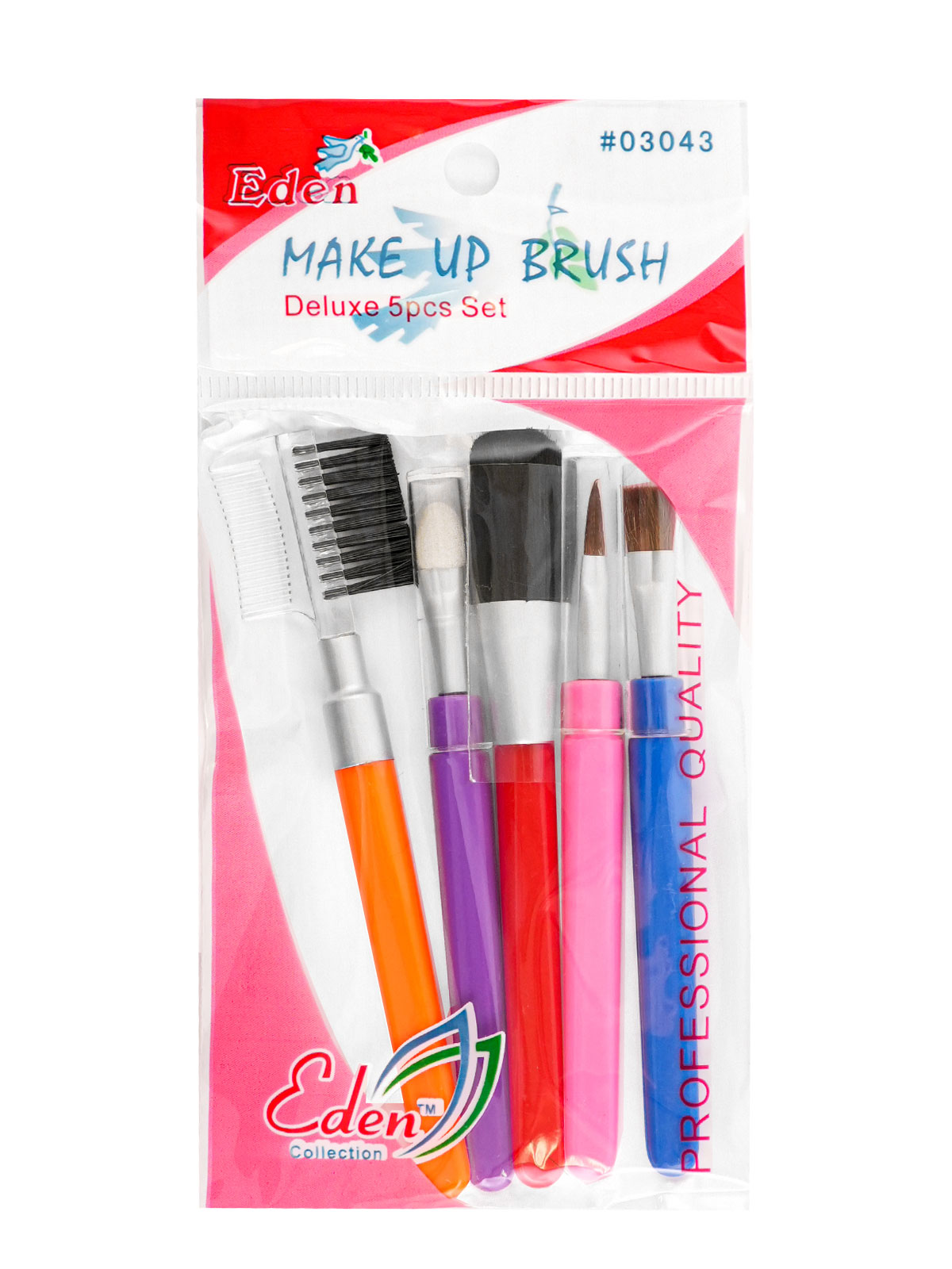 EDEN #3043 MAKE UP BRUSH (5PC SET, ASST) - DZ