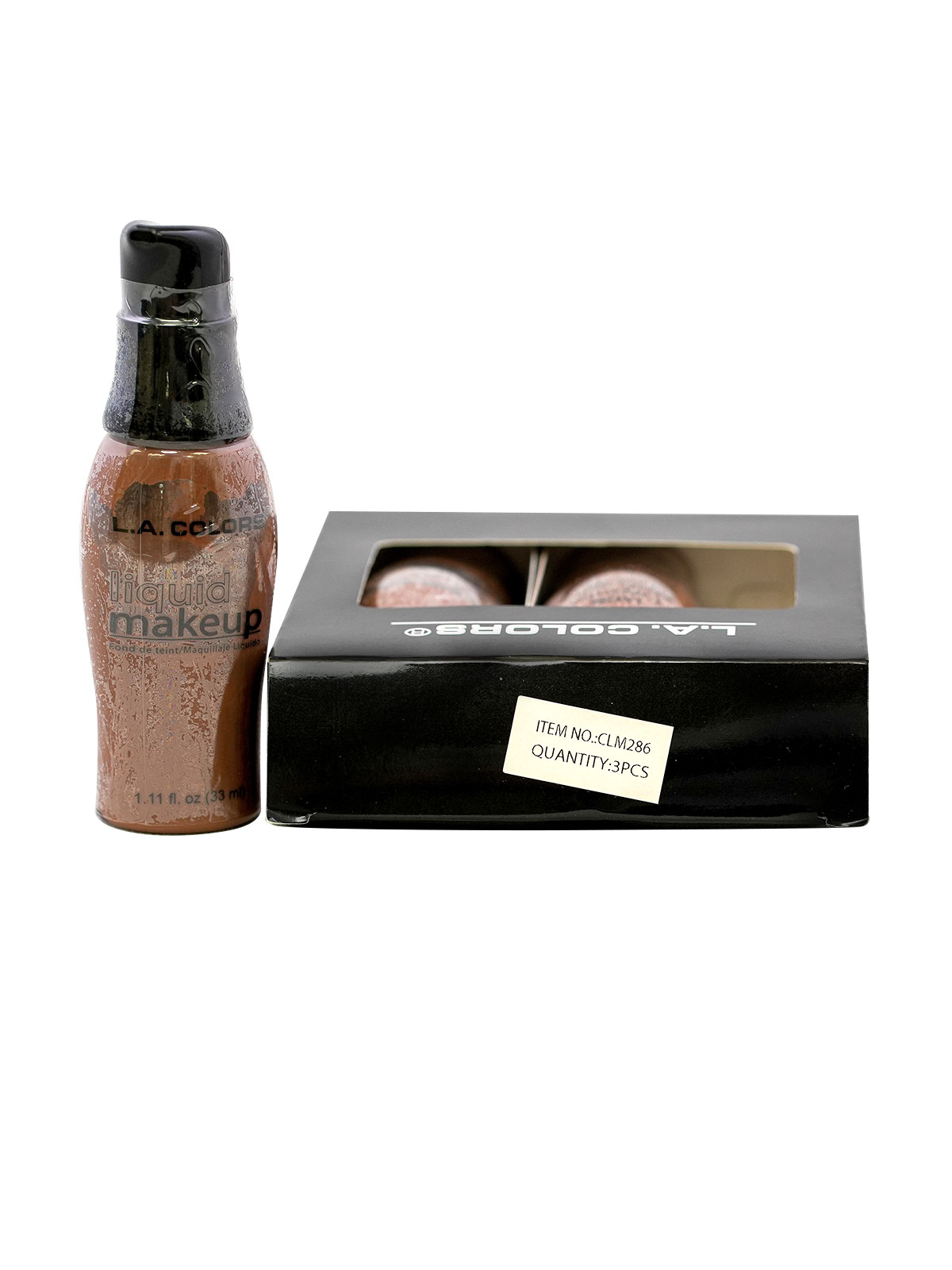LA COLOR #CLM PUMP LIQUID MAKEUP - 3PCS/PK