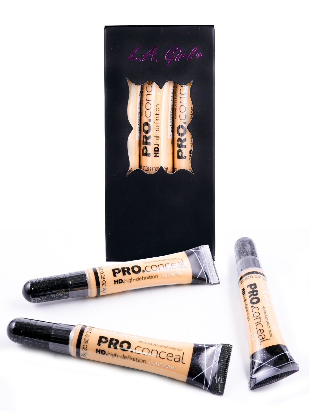LA GIRL HD PRO CONCEAL (GC991, YELLOW CORRECTOR) - 3 PCS/PK