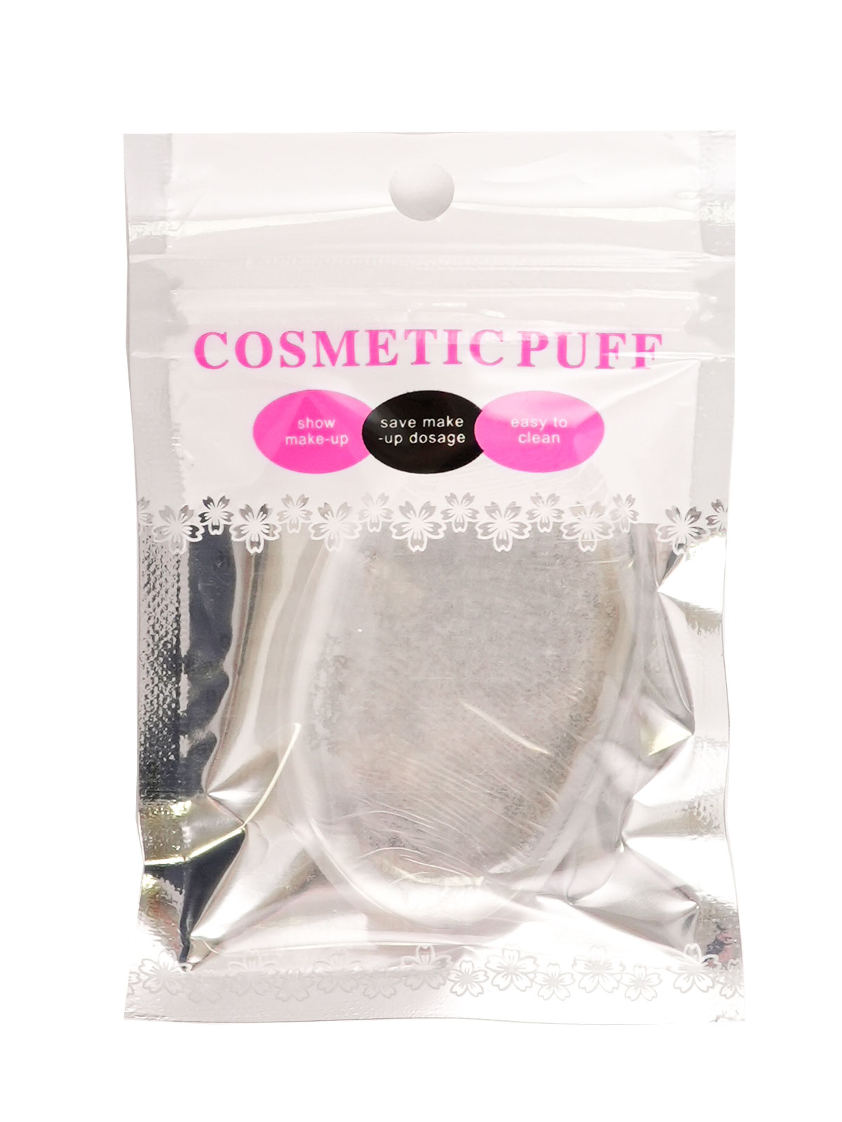COSMO ENT. #LPS001 SILICONE PUFF (CLEAR WHITE) - DZ