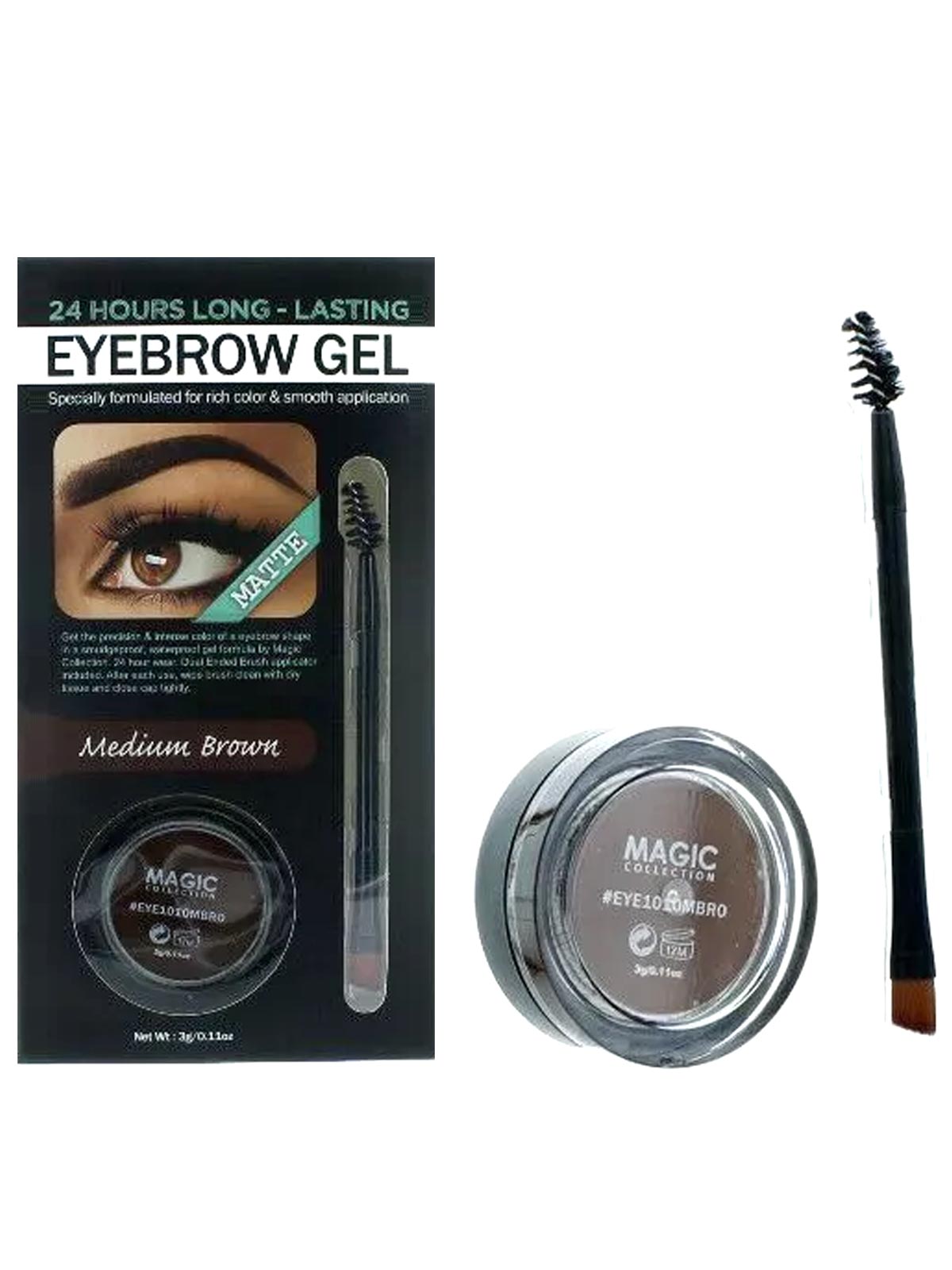 MAGIC #EYE1010MBRO EYEBROW GEL M.BROWN (12PC/DS/12DS/CS)