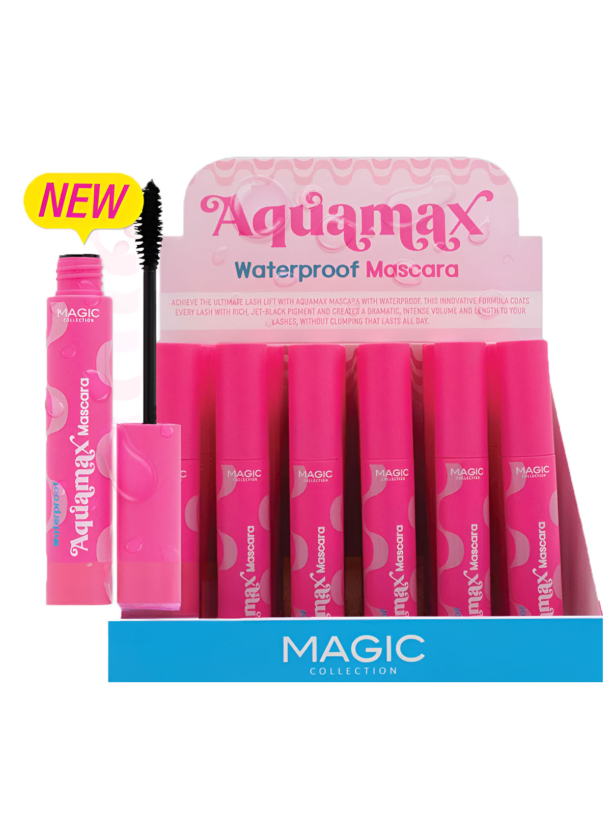 MAGIC #EYEMAS09 AQUAMAX WATERPROOF MASCARA (24PC/DS/12DS/CS)