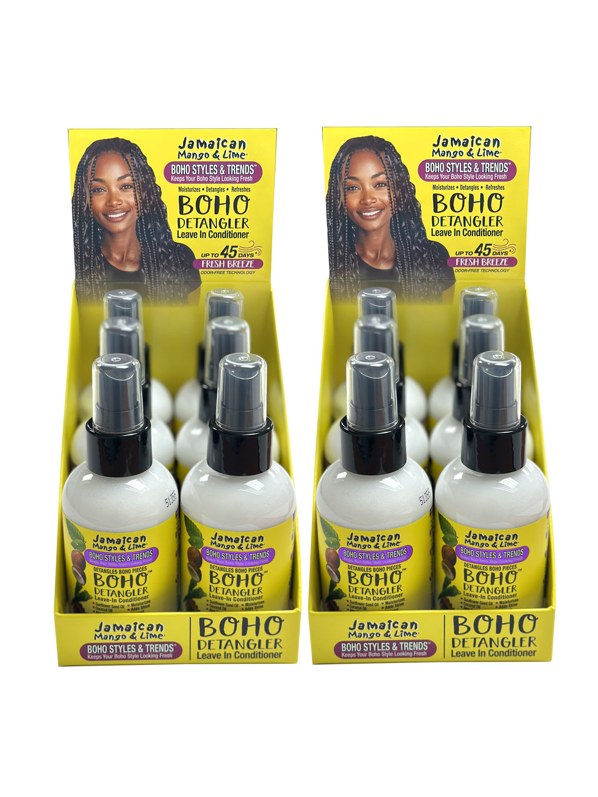 JAMAICAN MANGO&LIME #81976 BOHO DETANGLER 4OZ (12PC/BOX)